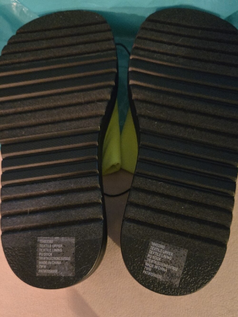 torrid Neon Lime Wide Band Slide Sandals - Picture 3 of 4